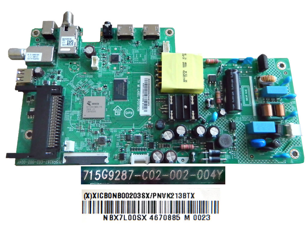 LCD LED modul základní deska NBX7L00SX4670885M0023 / Main board assy 705TXJCS099025