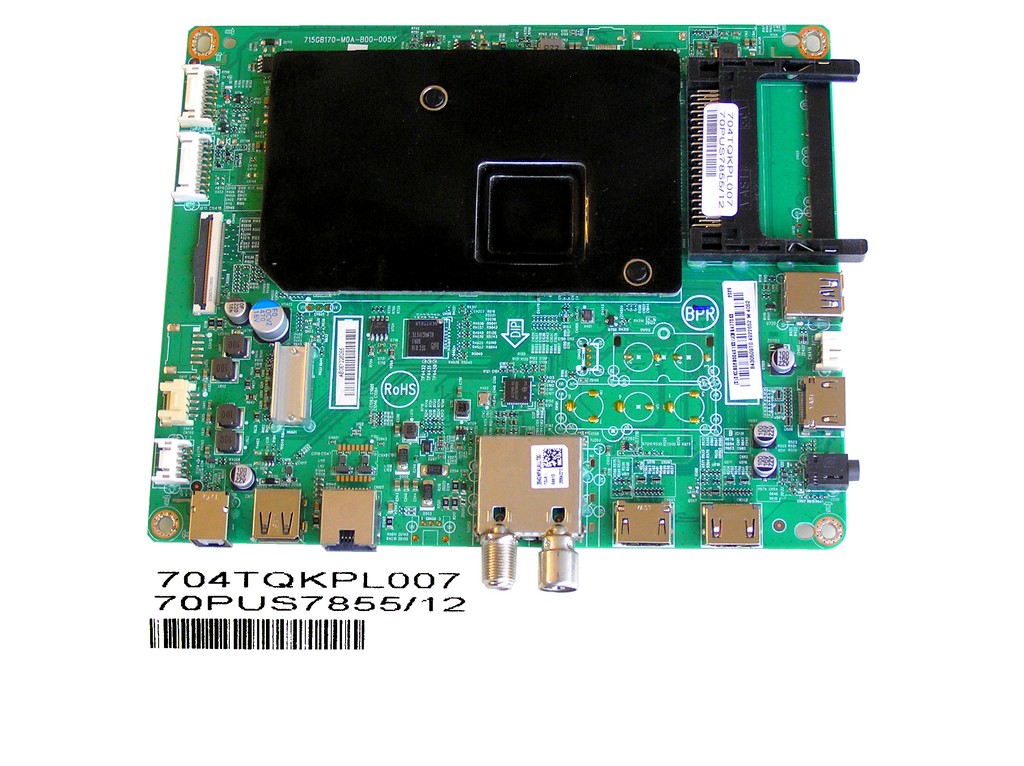 LCD LED modul základní deska Philips XKCB02B00401SX/JQ2BA7T0SX / Main board assy 715GB170-M0A-B00-005Y / 704TQKPL007