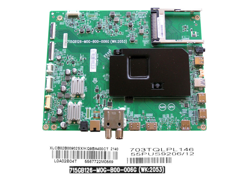 LCD LED modul základní deska Philips XLCB02B00902SX/KQ9BA400CT / Main board assy 715GB126-M0G-B00-006G / 703TQLPL146