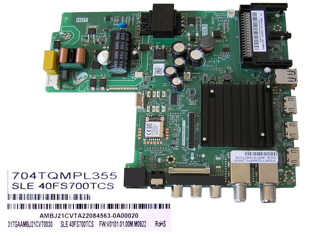 LCD LED modul základní deska SENCOR  SLE40FS700TCS / Main board assy TPD.MT9602.PB801 / 704TQMPL355 / AMBJ21CVTA22084563-0A00020