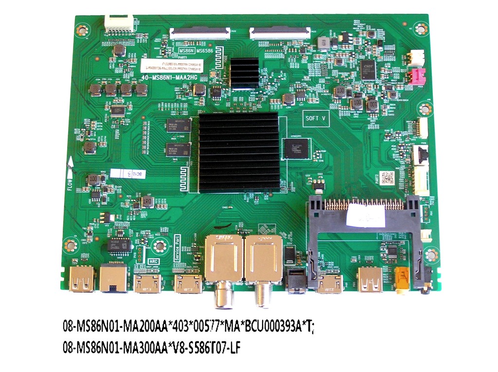 LCD LED modul základní deska TCL 08-MS86N01-MA200AA / Main board assy 40-MS86N1-MAA2HG
