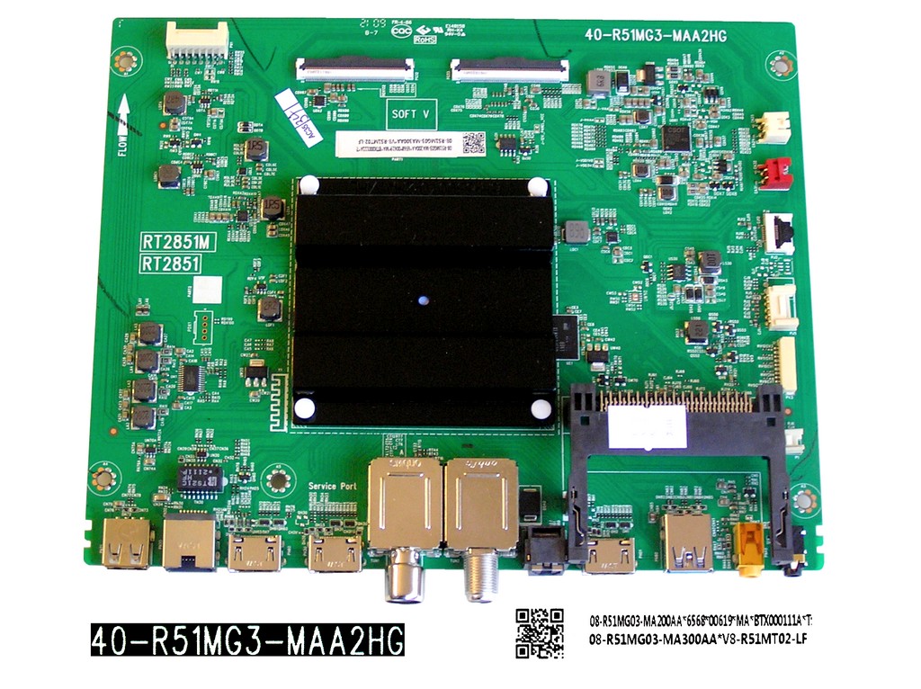 LCD LED modul základní deska TCL 08-R51MG03-MA200AA / Main board assy 40-R51MG3-MAA2HG