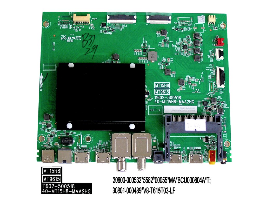 LCD LED modul základní deska TCL 30800-000532 / 30801-000489 / Main board assy 40-MT15H8-MAA2HG