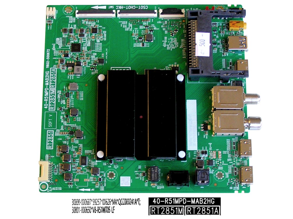 LCD LED modul základní deska TCL 30800-000687 / Main board assy 40-R51MPD-MAB2HG