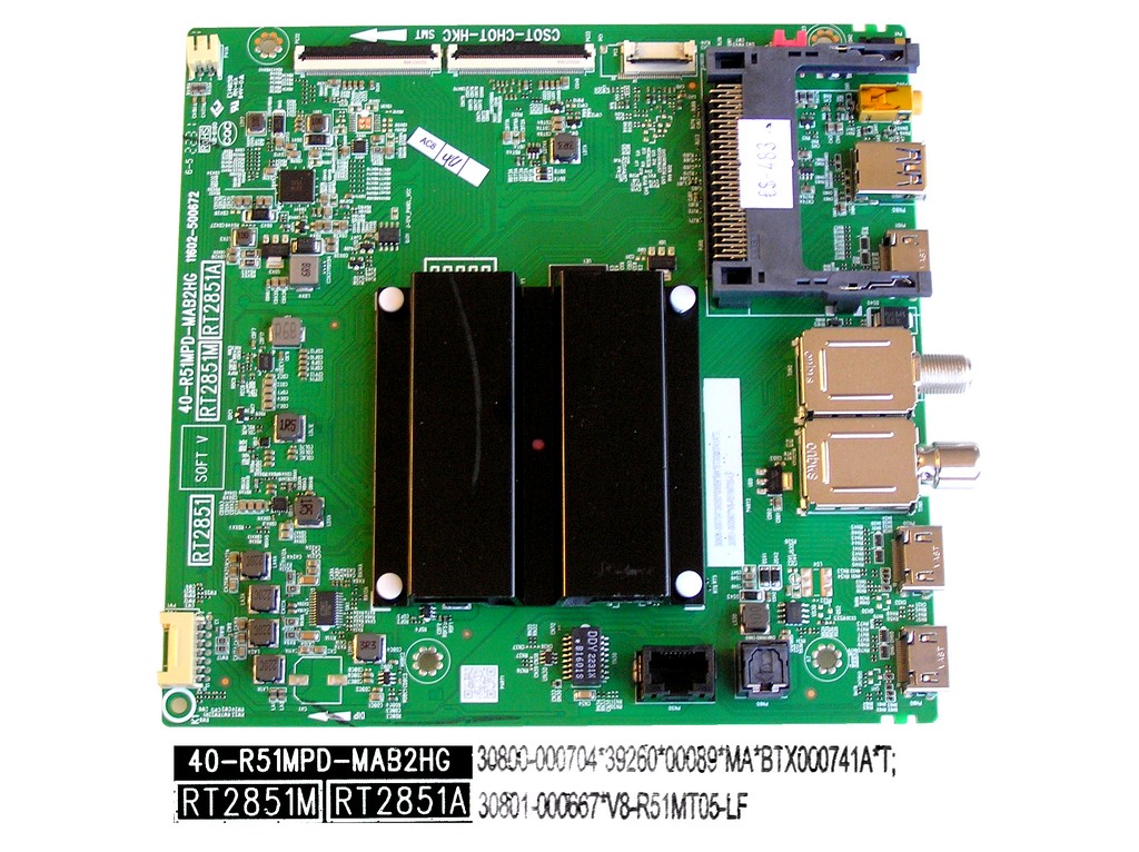 LCD LED modul základní deska TCL 30800-000704 / Main board assy 40-R51MPD-MAB2HG