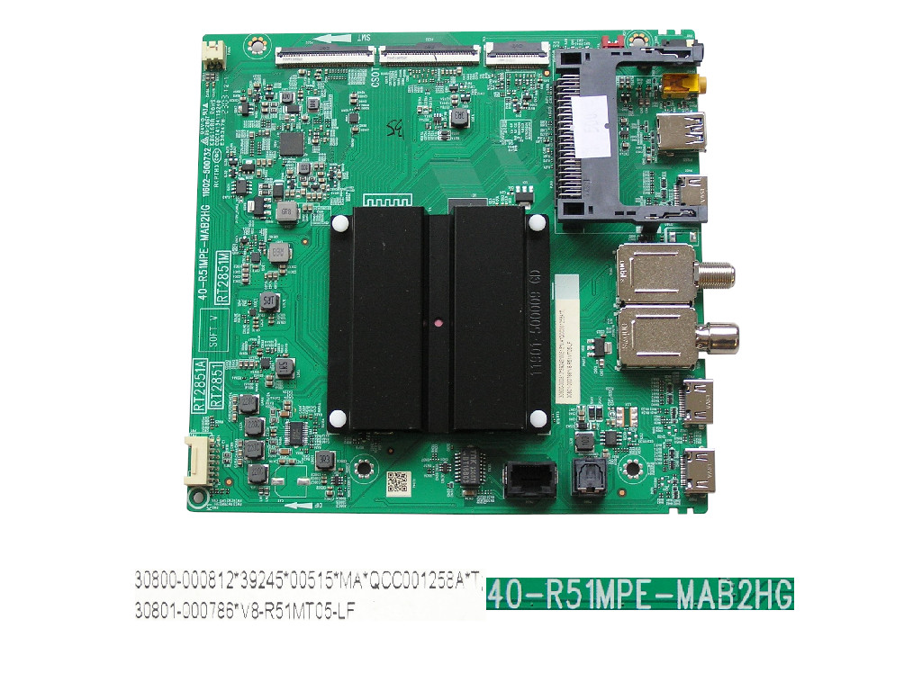 LCD LED modul základní deska TCL 30800-000812/30801-000786 / Main board assy 40-R51MPE-MAB2HG 
