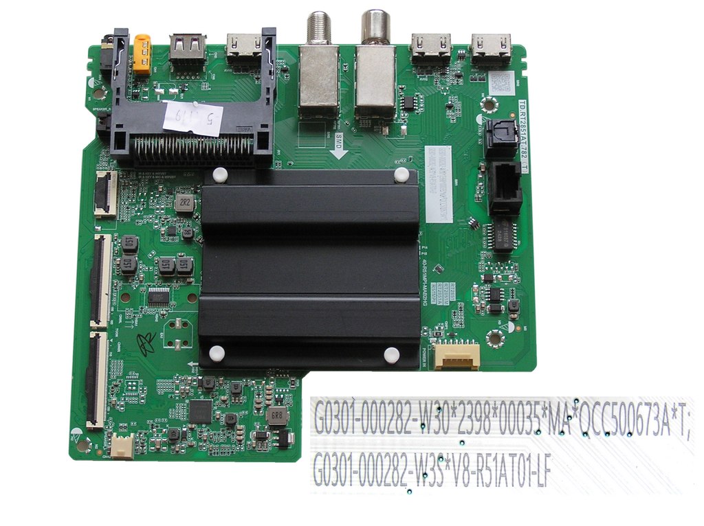 LCD LED modul základní deska TCL 65V6B  G0301-000282 / Main board assy TD.RT2851AT.782