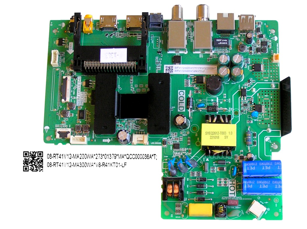 LCD LED modul základní deska Thomson 08-RT41V12-MA200WA / Main board assy TPD..RT2841.PB771