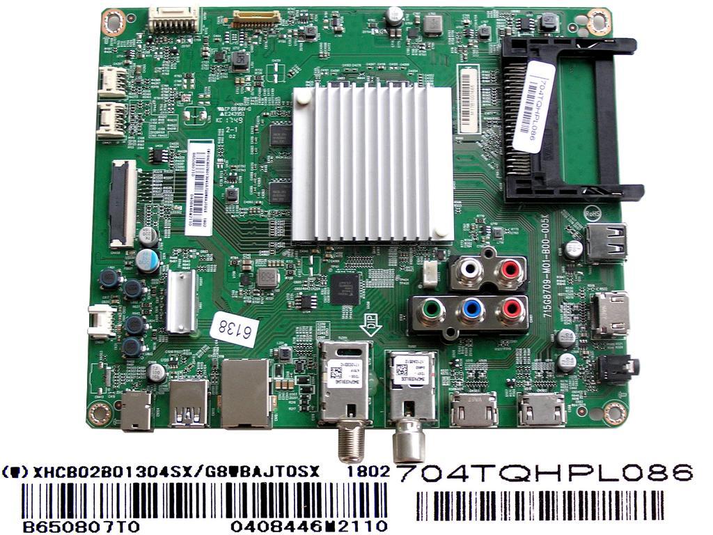LCD LED modul základní deska XHCB02B01304SX  G8WBAJT0SX / Main board assy 715G8709-M01-B00-005K / 704TQHPL086