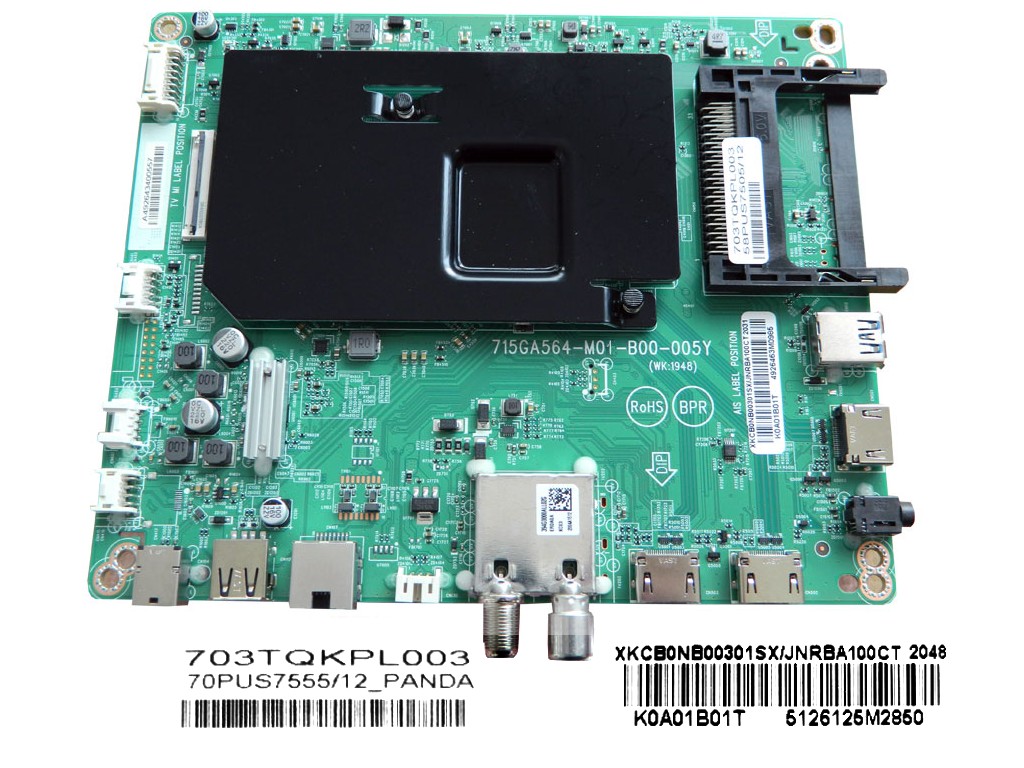 LCD LED modul základní deska XKCB0NB00301SX/JNRBA100CT / Main board assy 715GA564-M01-B00-005Y / 703TQKPL003