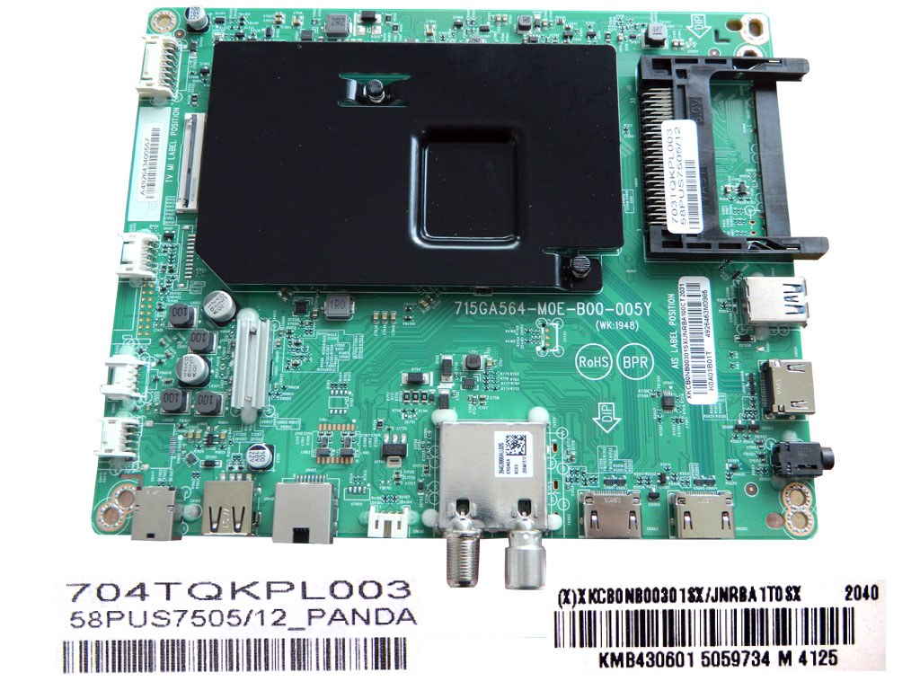 LCD LED modul základní deska XKCB0NB00301SX/JNRBA1T0SX / Main board assy 715GA564-M01-B00-005Y / 704TQKPL003
