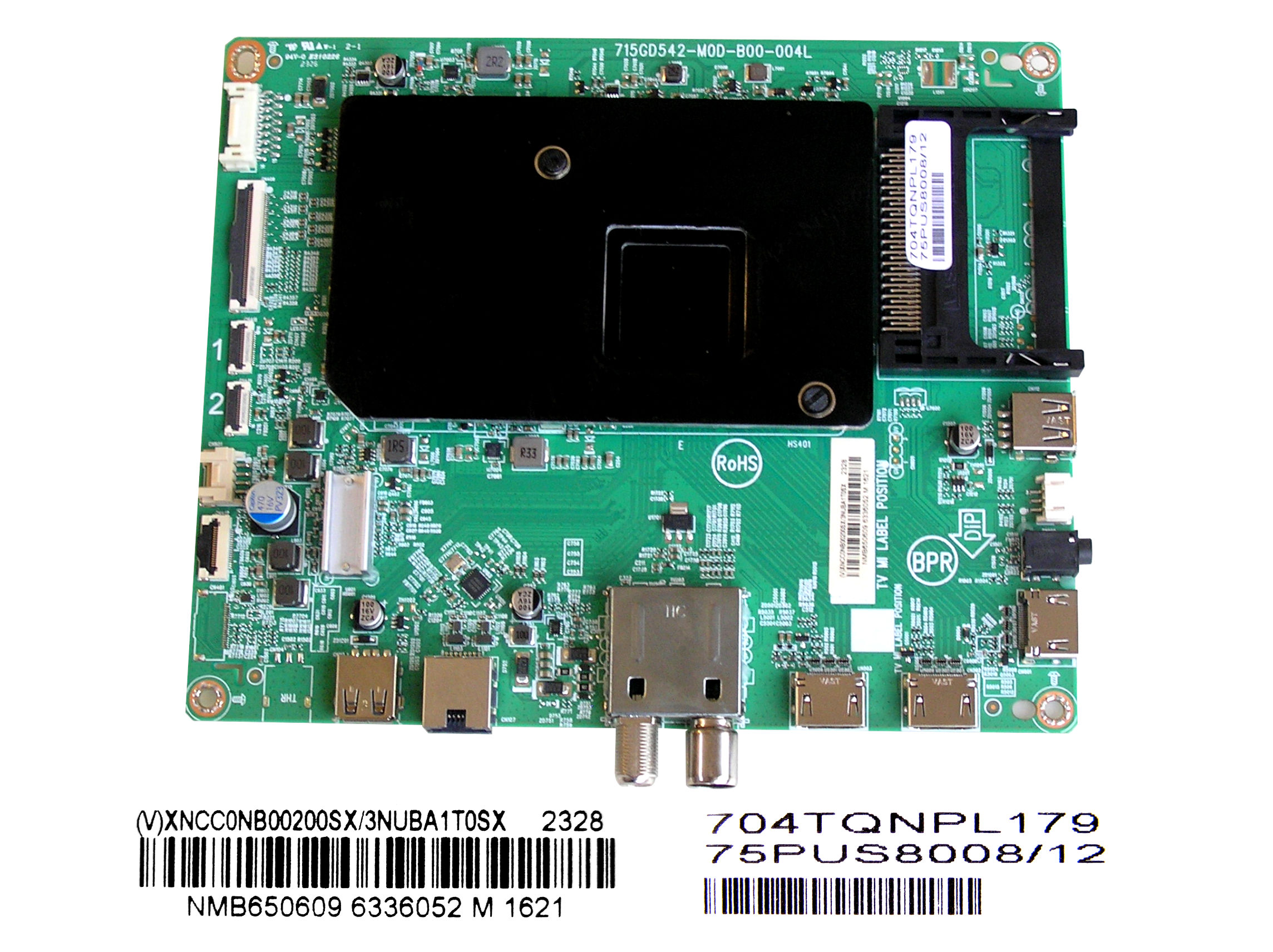 LCD LED modul základní deska XNCC0NB00200SX/3NUBA1T0SX / Main board assy 715GD542-M0D-B00-004L / 704TQNPL179