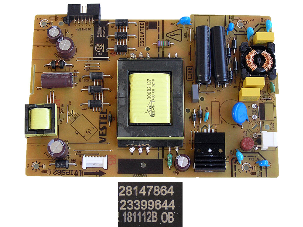 LCD LED modul zdroj 23399644 / SMPS power board 17IPS62 /  23399644