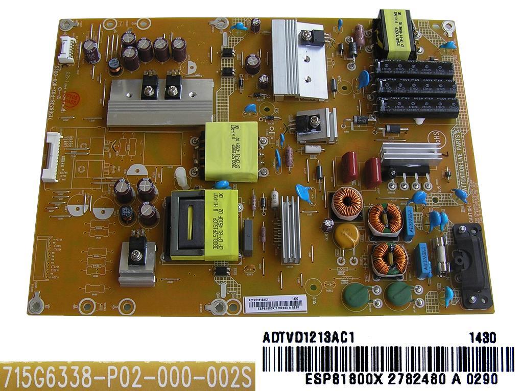 LCD LED modul zdroj ADTVD1213AC1 / ESP81800X / SMPS power supply board 715G6338-P02-000-002S