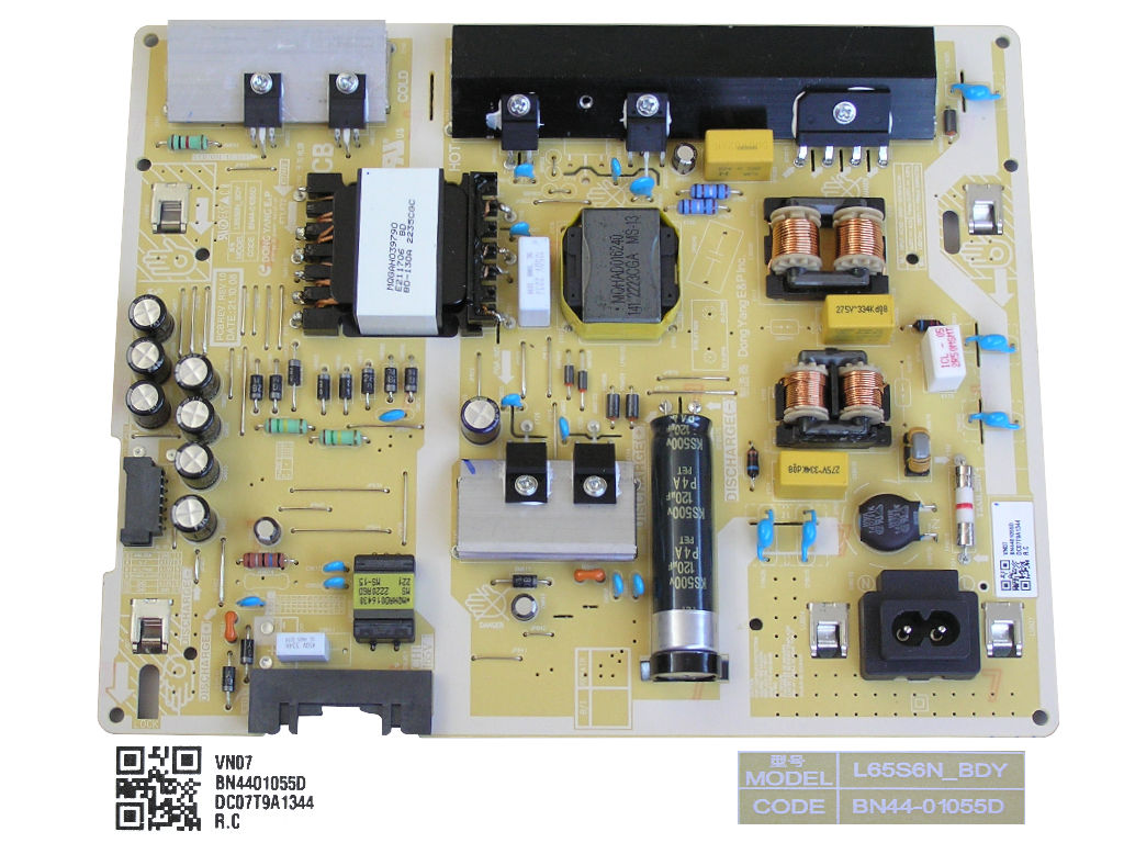 LCD LED modul zdroj BN44-01055D / SMPS power supply board BN4401055D L65S6N_BDY