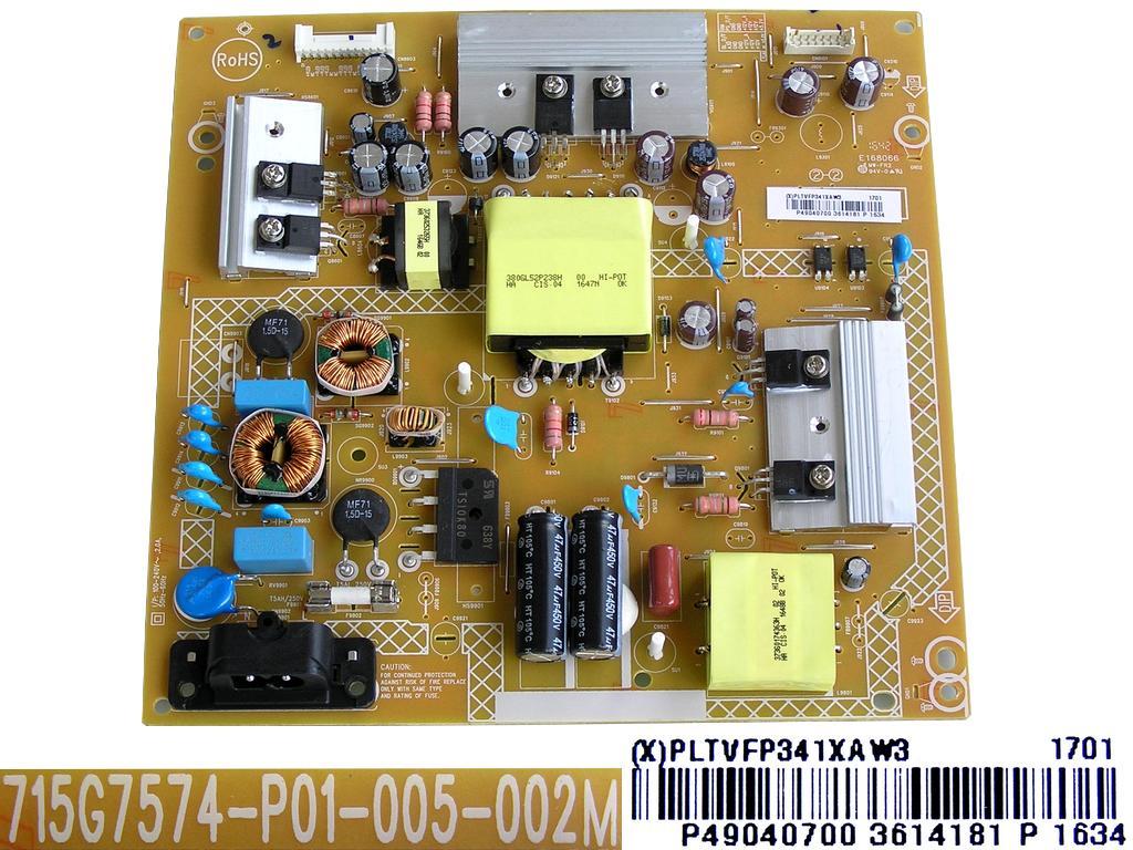 LCD LED modul zdroj PLTVFP341XAW3 / SMPS power supply board 715G7574-P01-005-002M / 996596305244