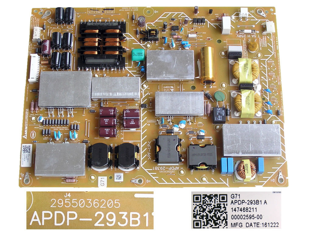 LCD LED modul zdroj Sony G71 APDP-293B1A / LED inverter driver board 147468211 / 2955036205