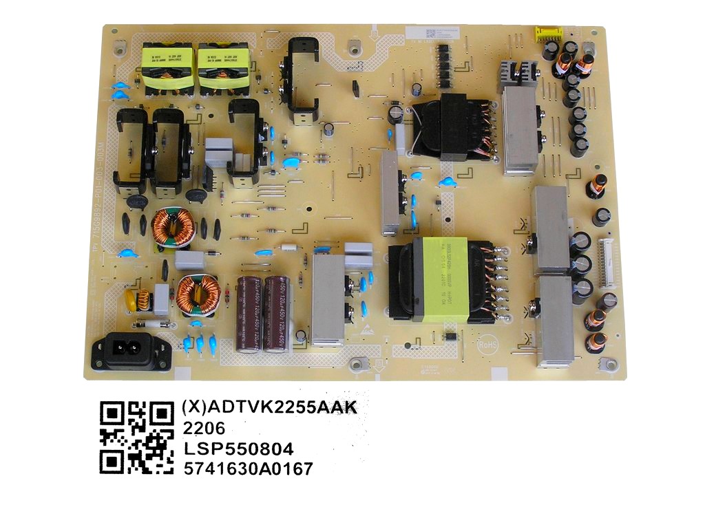 LCD OLED modul zdroj Philips ADTVK2255AAK / SMPS power supply board 715G9892-P01-003-003M / 715G9892-P01-003-003S