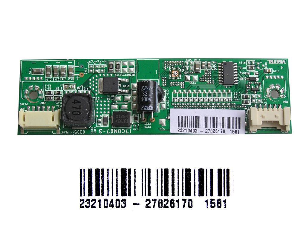 LCD modul LED driver 17C0N07-3 / LED inverter board Vestel 23210403