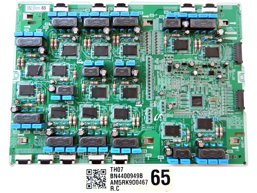 LCD modul LED driver BN44-00949B / LDP driver board assy L55Q8NB_NHS / BN4400949A