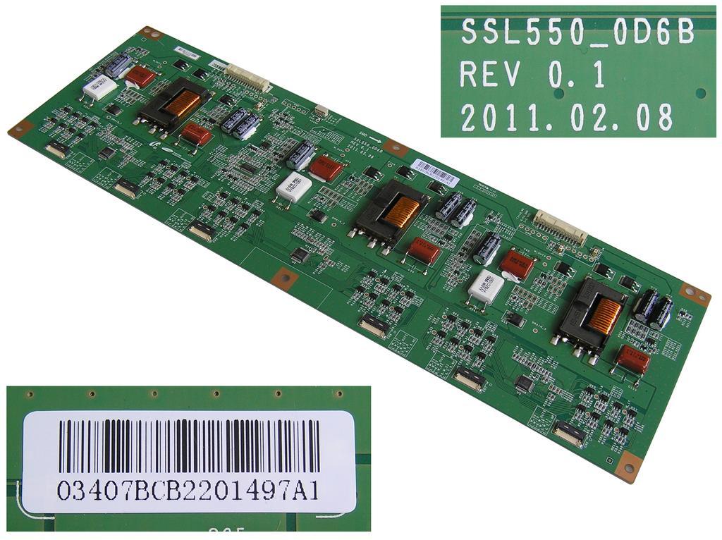 LCD modul LED driver SSL550_0D6B rev. 0.1 / LED driver board lj97-03407B