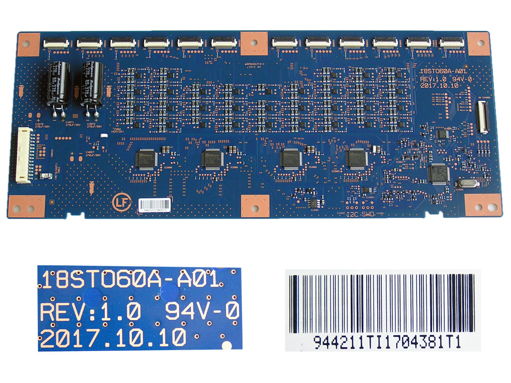 LCD modul LED driver aktivního HDR 1-897-320-11 / LD-MT HDR driver board assy 18STO60A-A01 / 189732011 / 18ST060A-A01