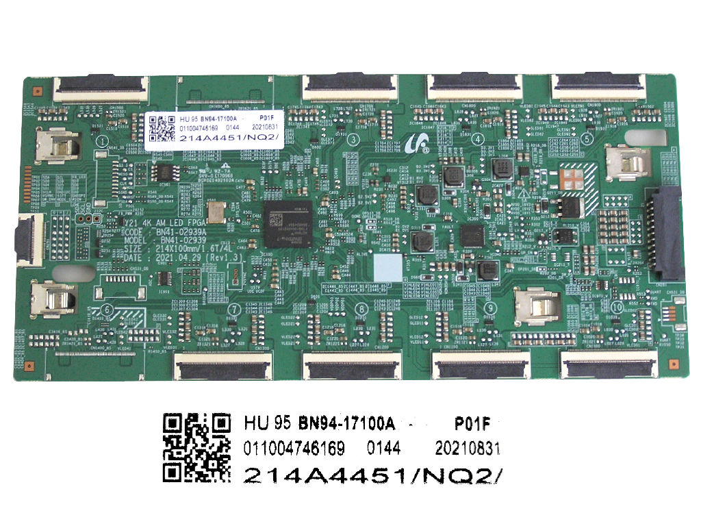 LCD modul LED driver aktivního HDR BN94-17100A / HDR driver board assy Y21_4K_AM_LED_FPGA / BN9414100A