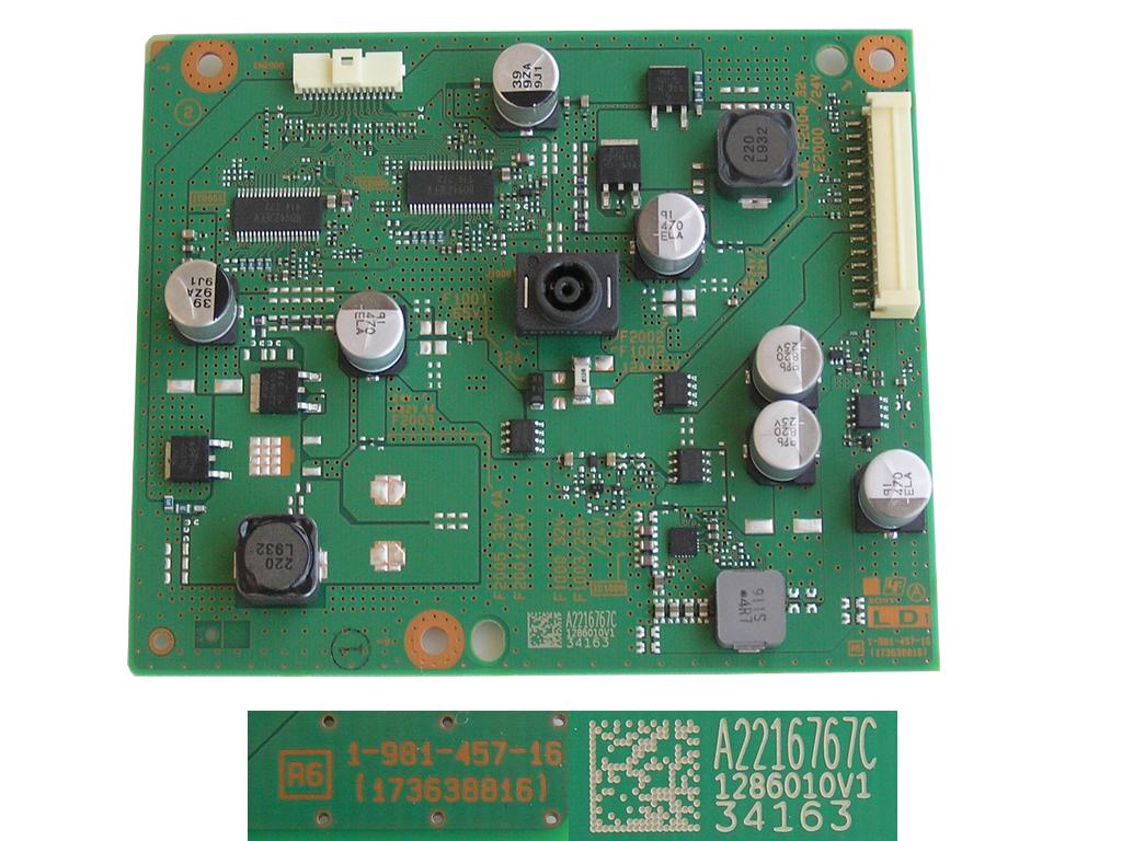LCD modul LED driveru Sony 1-981-457-16 / LED inverter board LKP1 K048G-392A / 173638816 / A2216767C