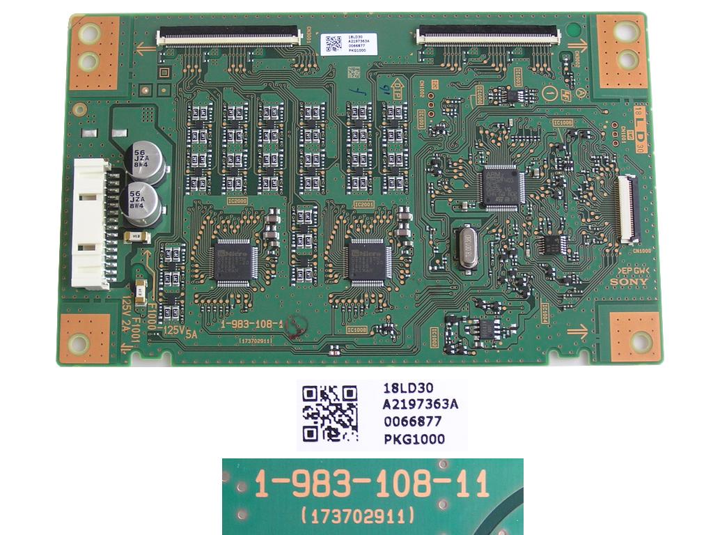 LCD modul LED driveru T-Con Sony 1-983-108-11 / LED inverter board 18LD30 / 173702911 / A2197368A