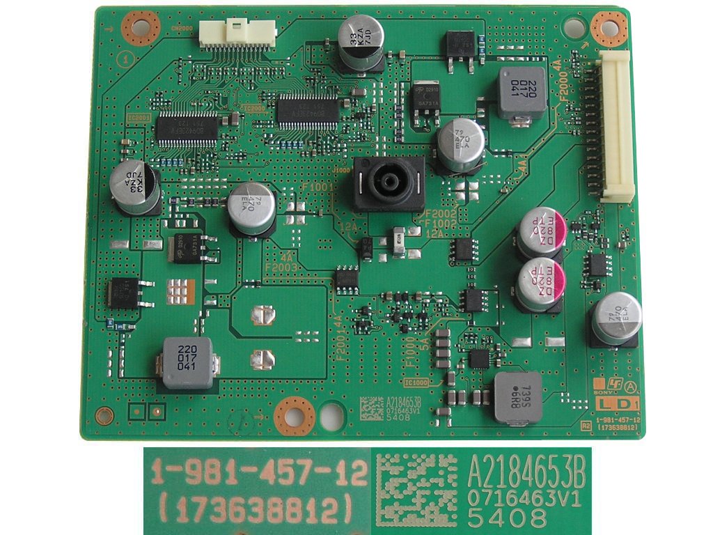 LCD modul LED inverter 1-981-457-12 / LED inverter board A2184653B / 173638812