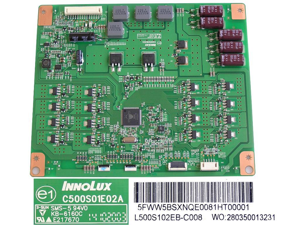 LCD modul LED inverter L500S102EB-C008/ LED inverter board C500S01E02A