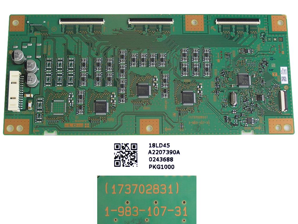 LCD modul T-CON 1-983-107-31 / T-CON board 18LD45 / 173702831 / A2207390A