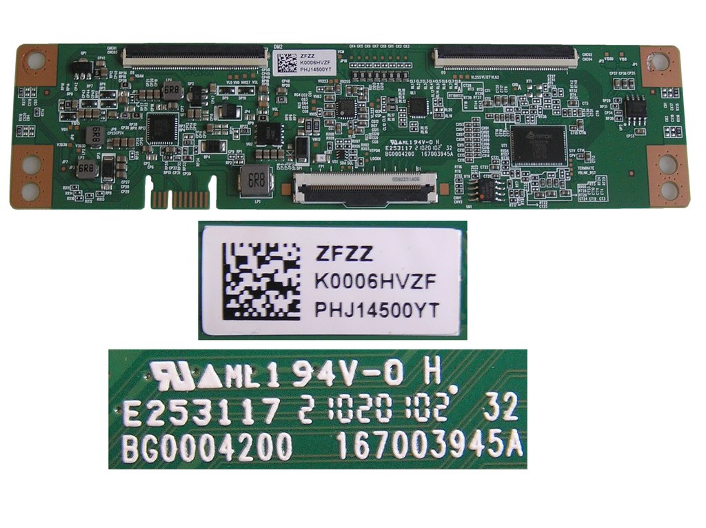 LCD modul T-CON 167003945A / Tcon board K0006HVZF / ZFZZ