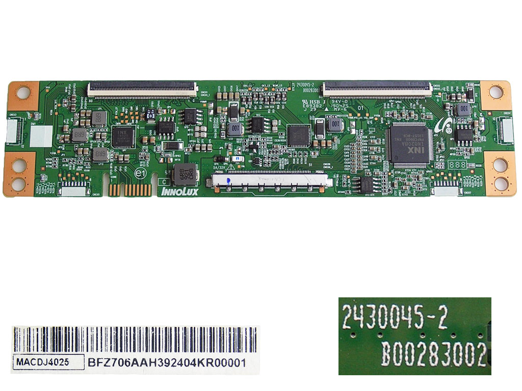 LCD modul T-CON 2430045-2 / TCON board B00283002 / MACDJ4025