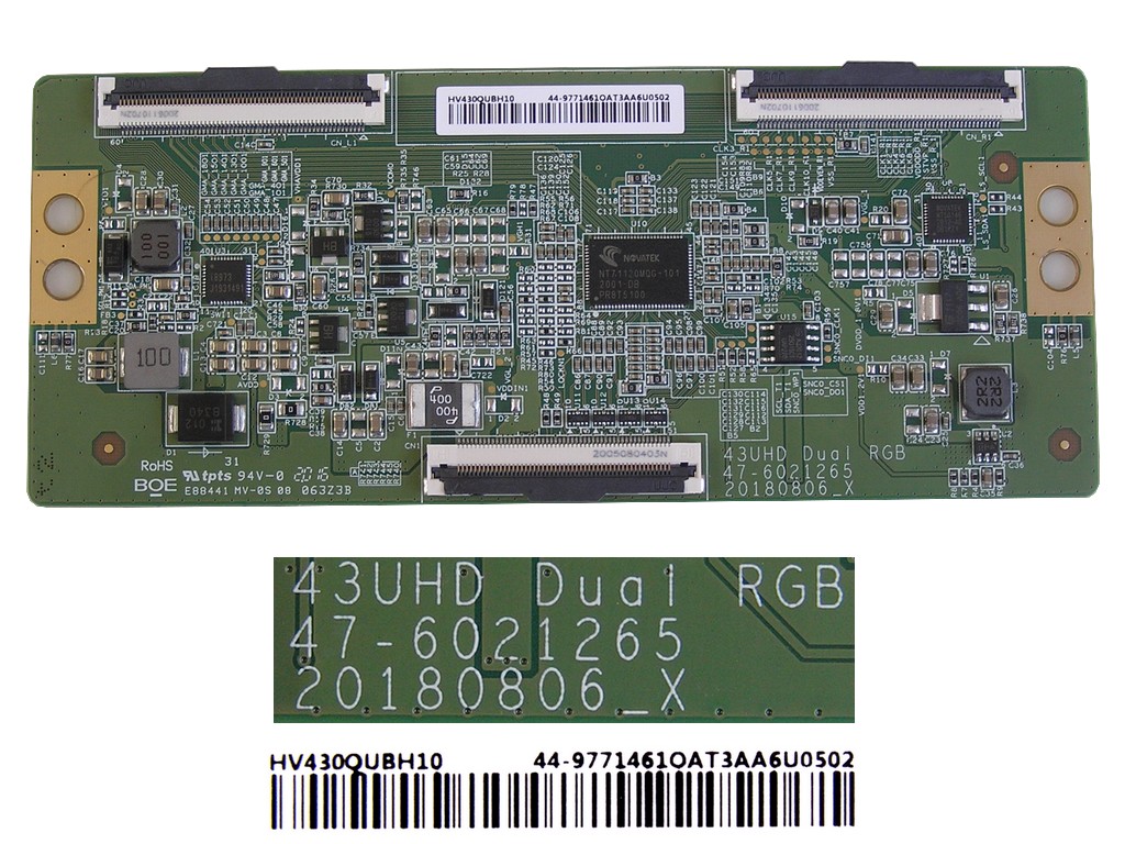LCD modul T-CON 43UHD Duai RGB 47-6021265 / T-con board HV430QUBH10 44-9771461