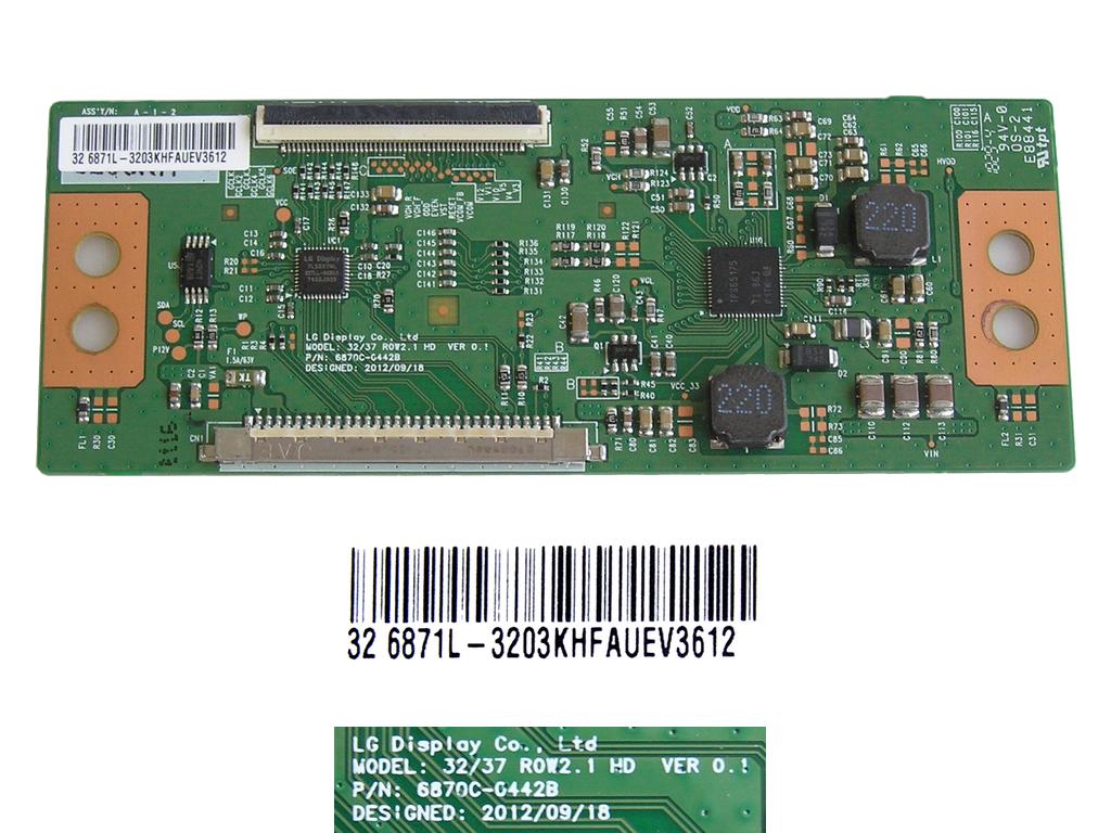 LCD modul T-CON 6870C-0442B / TCON board  6870C0442B / 6871L-3203K / 32/37ROW2.1HD VER0.1