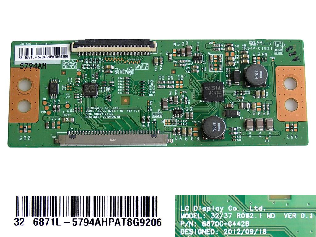 LCD modul T-CON 6870C-0442B / TCON board 6871L-5794A 32/37 ROW2.1HD Ver0.1