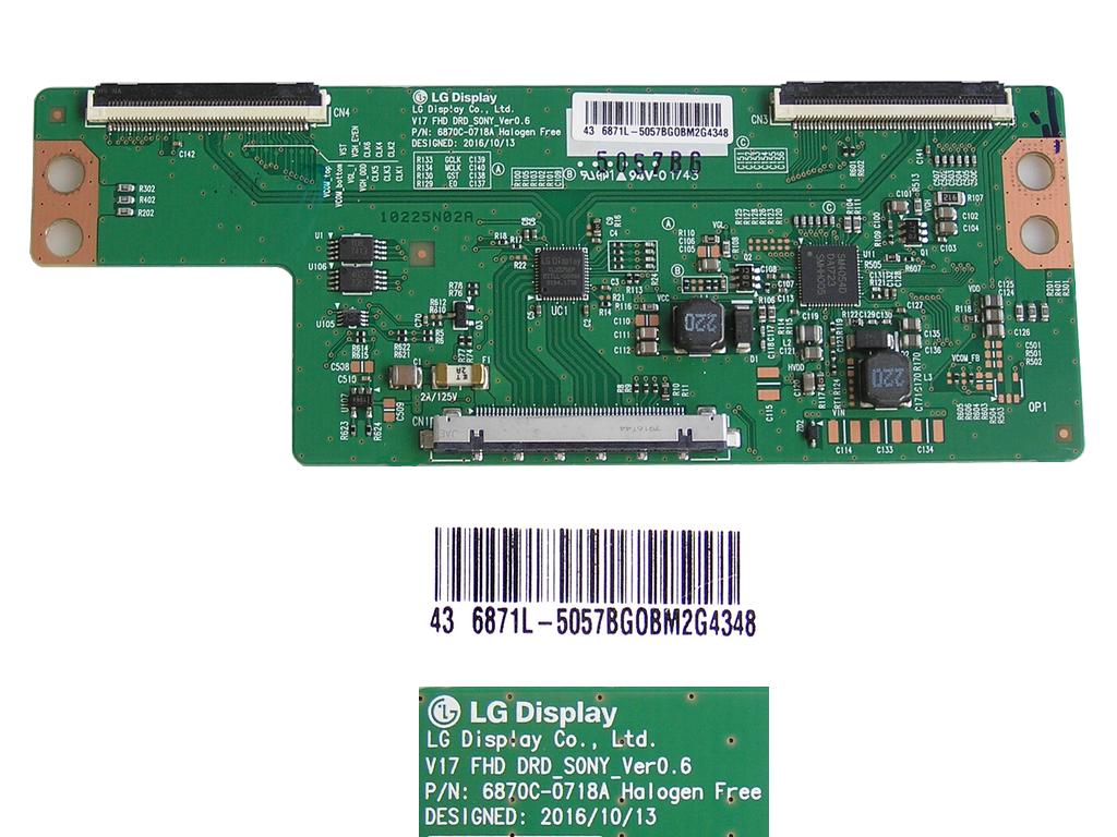 LCD modul T-CON  6870C-0718A / T-Con board 6871L-5057B / V17 FHD DRD SONY Ver0.6