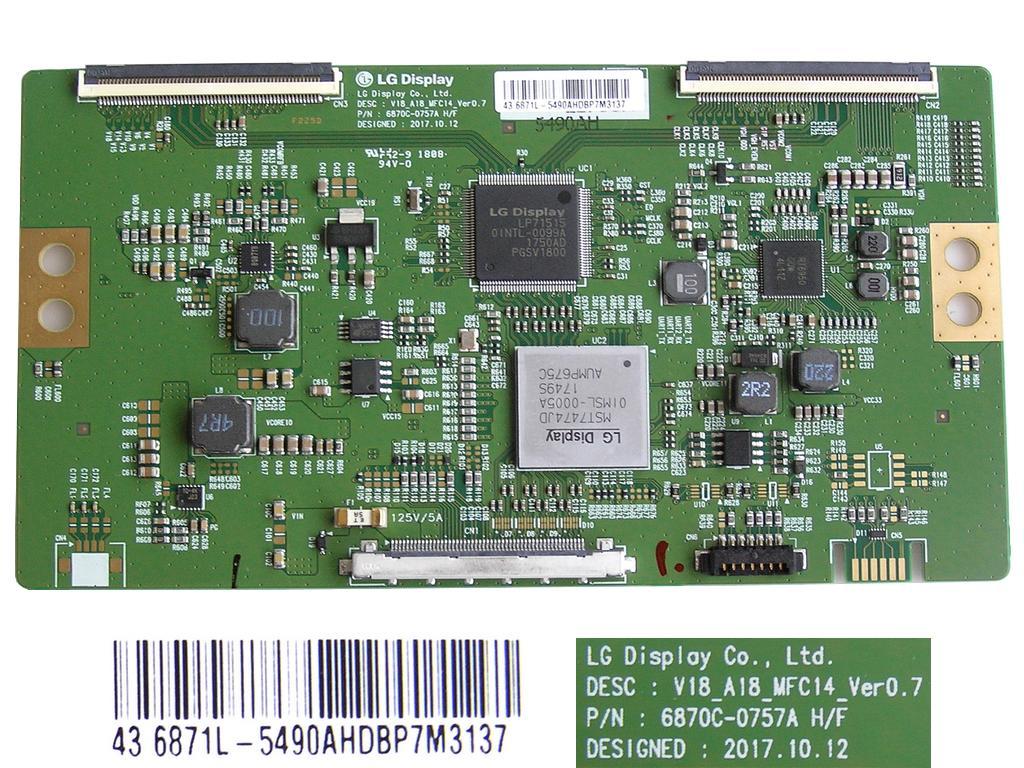 LCD modul T-CON  6870C-0757A / T-Con board 6871L-5490A / V18_A18_MFC14_Ver0.7