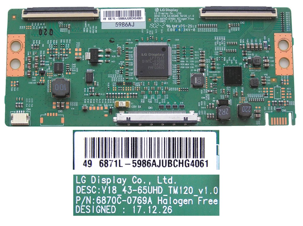 LCD modul T-CON 6870C-0769A / Tcon board 6871L-5986A