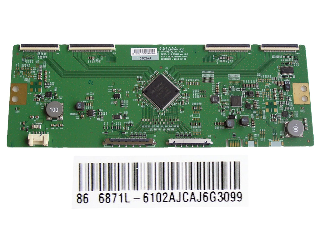 LCD modul T-CON  6871L-6102A / T-con board 6870C-0834A / V19 86UHDVer0.5 / EAT64953601