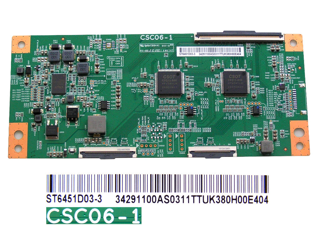 LCD modul T-CON  CSC06-1 / T-con board ST6451D03-3