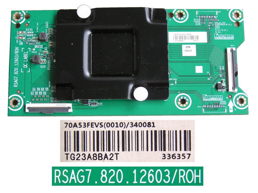 LCD modul T-CON FRC RSAG7.820.12603/ROH /  TCON board HT336356 / RSAG7-820-12603 / 70A53FEVS
