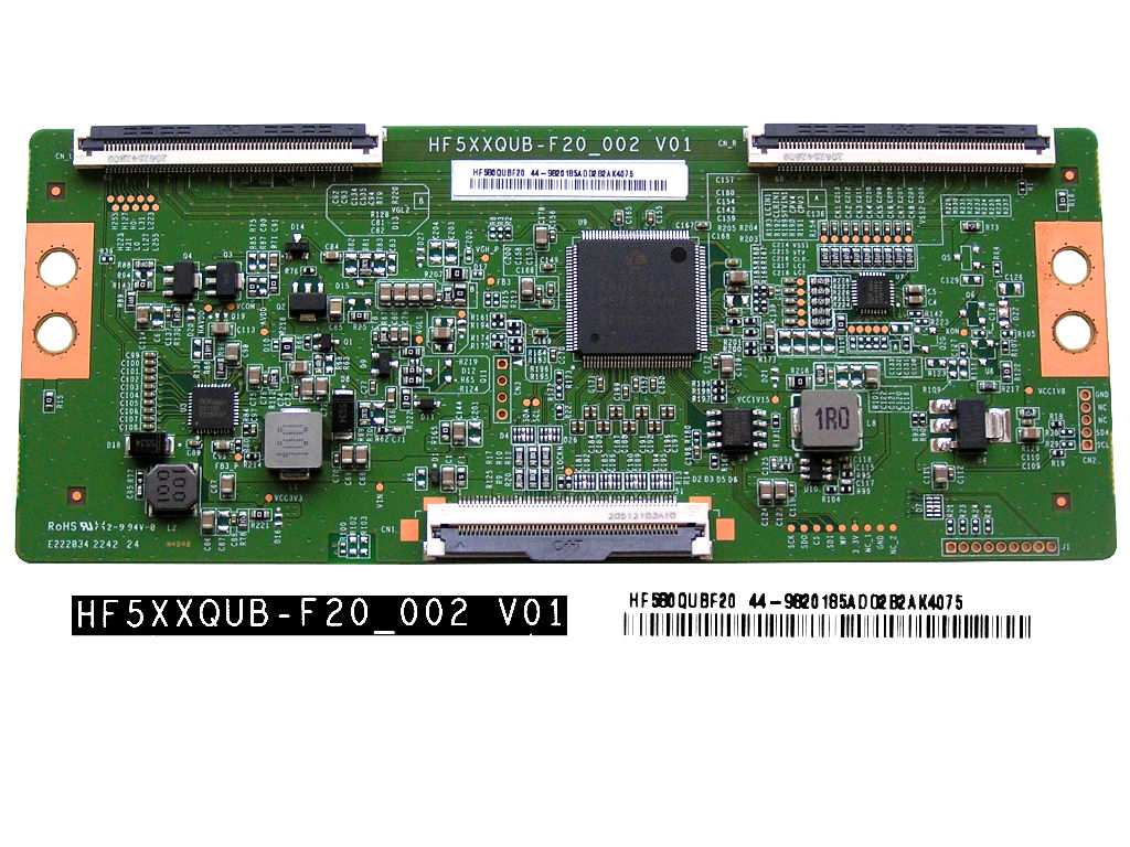LCD modul T-CON HF5XXQUB_F20_002 V01 / T-con board HF580QUBF20 44-982018