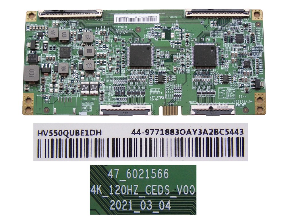 LCD modul T-CON HV550QUBE1DH /  TCON board HT1264477