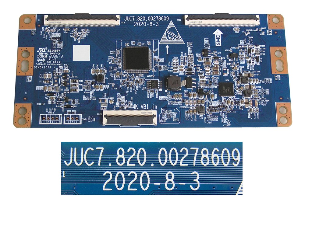 LCD modul T-CON JUC7.820.00278609 / Tcon board JUC7.820.00278609