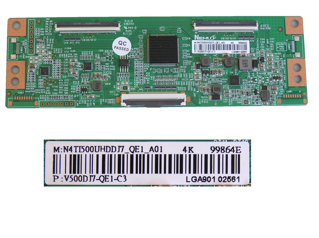 LCD modul T-CON N4TI500UHDD7_QE1_A01 / TCON board V500DJ7-QE1-A01