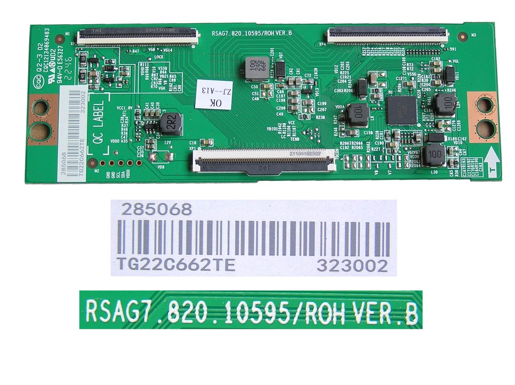 LCD modul T-CON RSAG7.820.10595/ROH /  TCON board HT285068 / RSAG7-820-10595