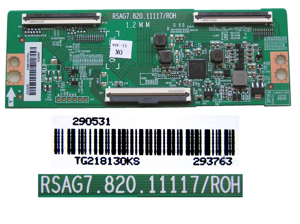 LCD modul T-CON RSAG7.820.11117/ROH / TCON board T293763 / 290531 / RSAG7-820-11117