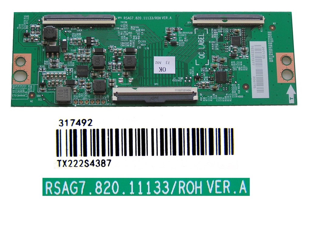 LCD modul T-CON RSAG7.820.11133/ROH / TCON board T1215215 / 317492 / RSAG7-820-11133
